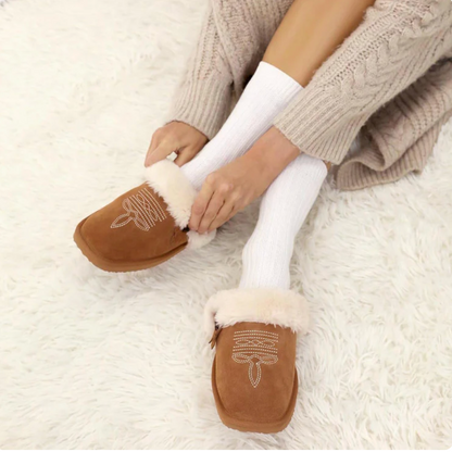 Cozy Cowgirl Slippers