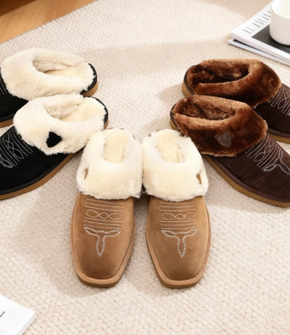 Cozy Cowgirl Slippers